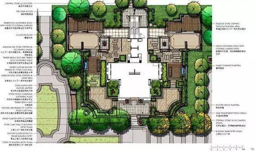 100款園林庭院景觀設計平面圖鑒賞，總有一款觸動你的理想棲居